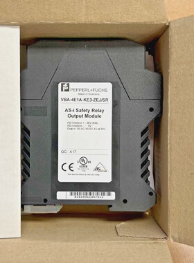Pepperl  Fuchs VBA4E1AKE3ZEJSR ASi Safety Relay Output Modul