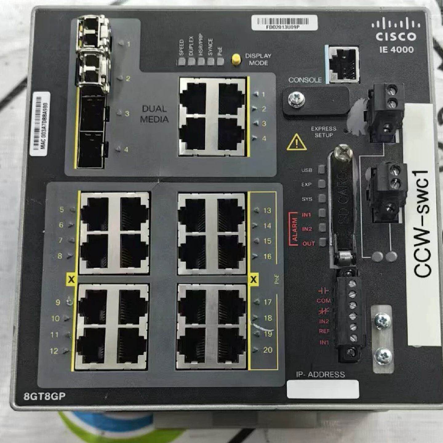 CISCO交换机模块IE-4000-8GT8GP4G-E 原-议价
