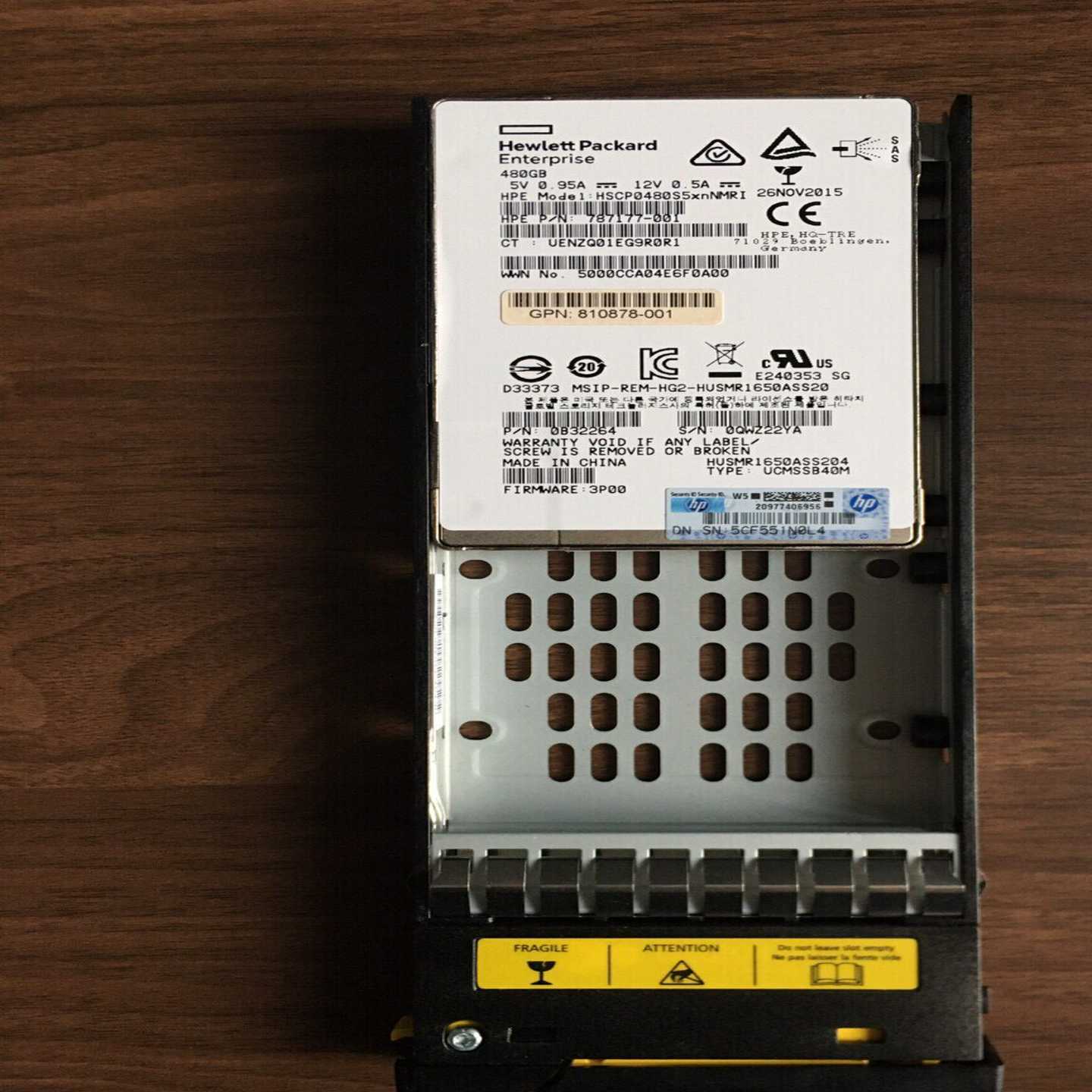HP日立3PAR8000存储盘480GSAS12--议价商品