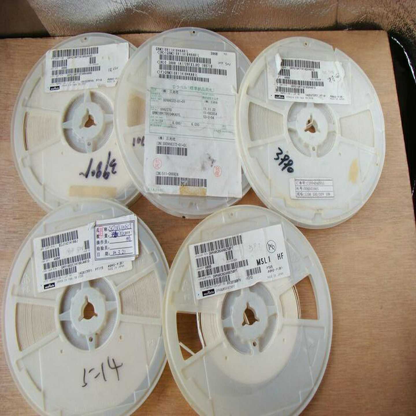 咨询-12号：5盘村田贴片电容