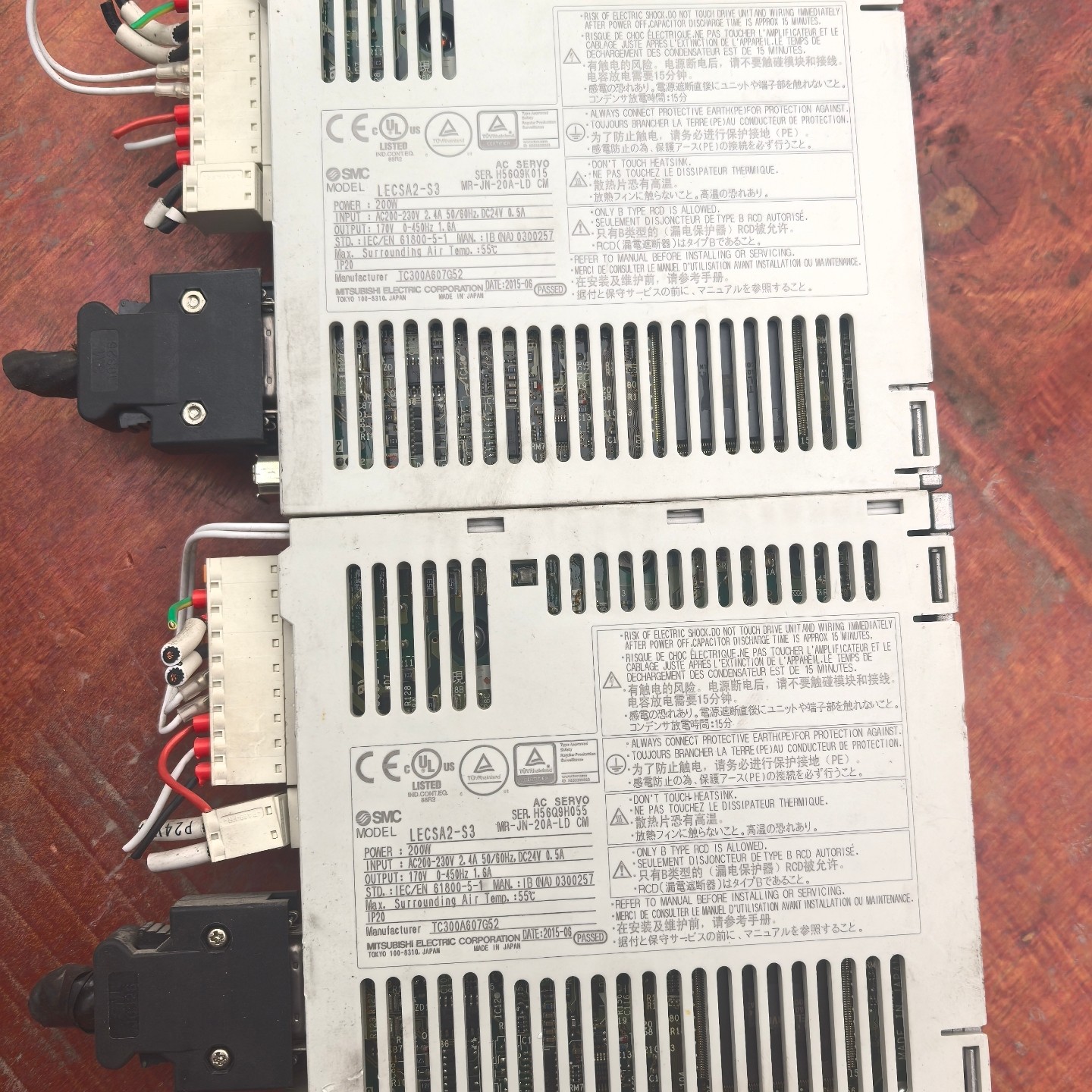 【请询价】原装拆机LECSA2-S3 伺服驱动器200W成色如图