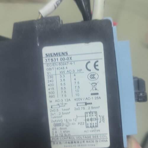 询-交流接触器3TS3100一0X12A29个