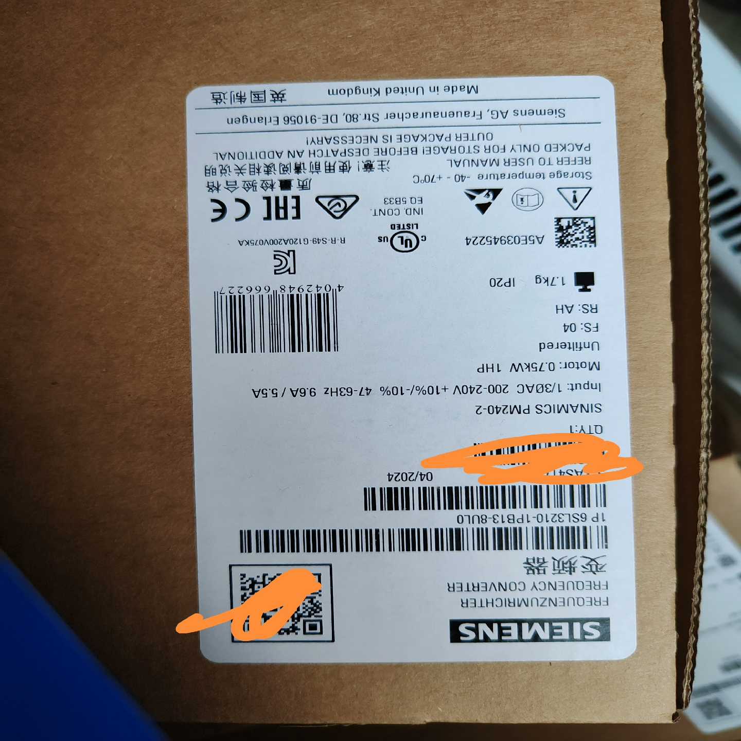 6SL3210-1PB13-8UL0【侨报商行】