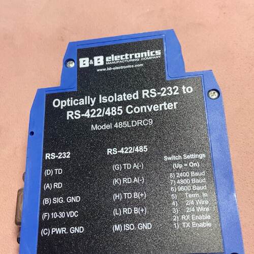 议价485LDRC9爱尔兰BB工业串口转换器功能正常可维修