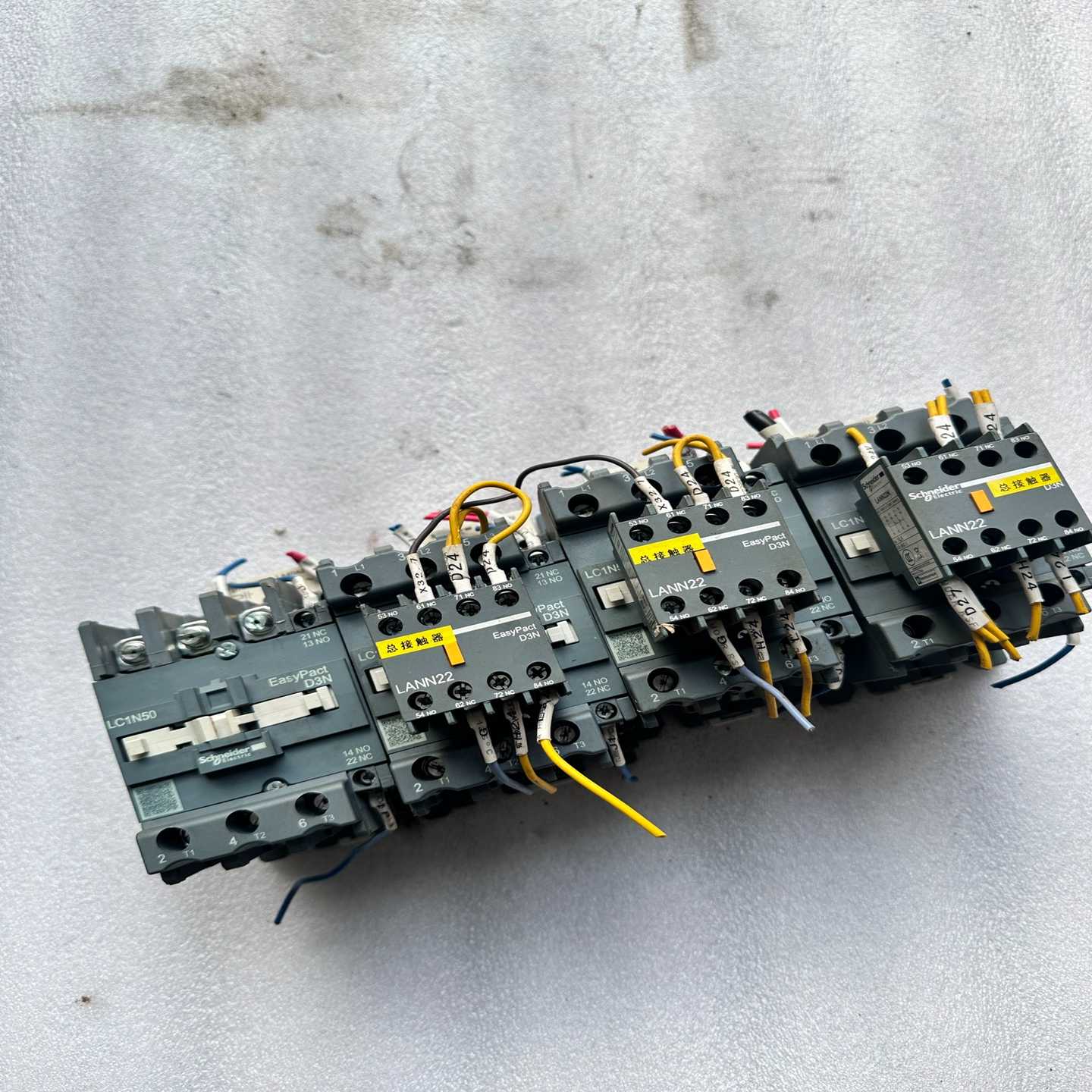 施耐德交流接触器LC1N50线圈电压220V二手拆机实物拍摄--议价商品