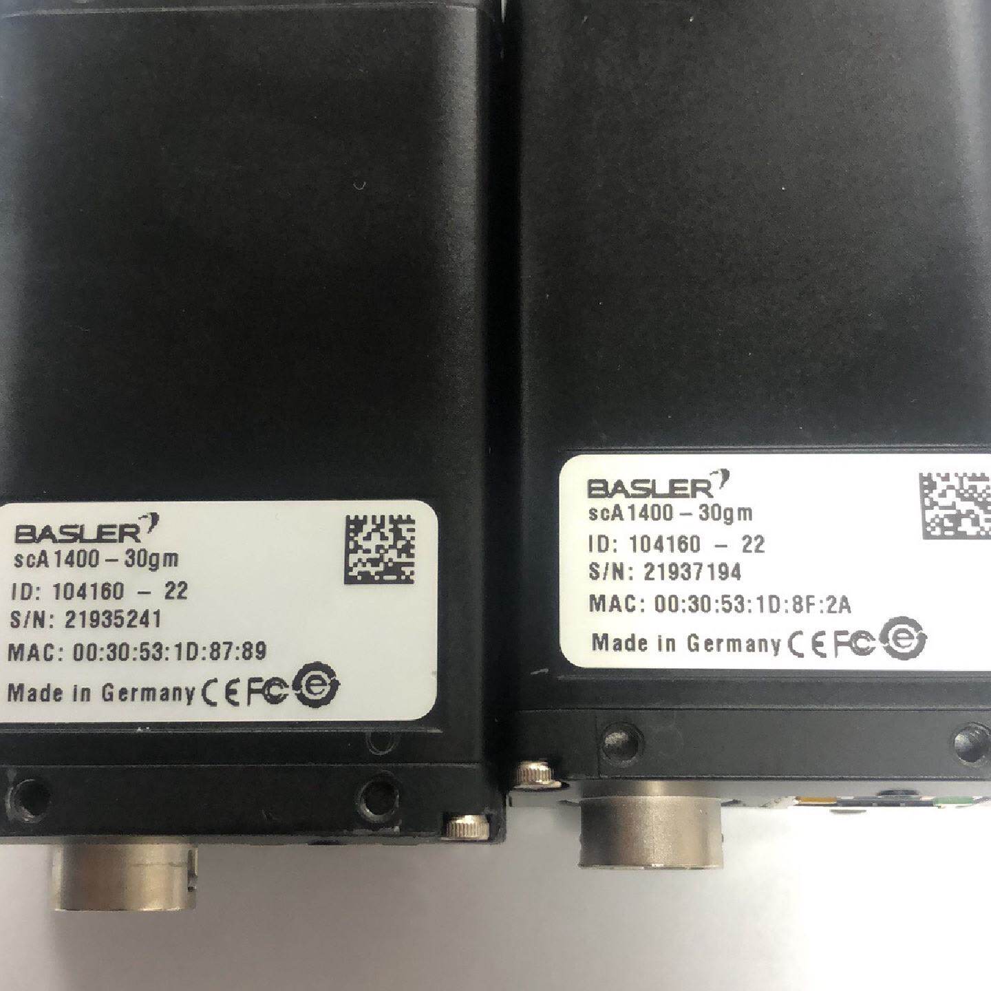 议价--现货BASLER正品二手拆机黑白相机SCA1400-30gm