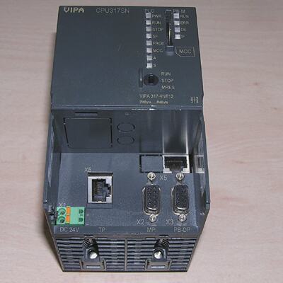 VIPA 3174NE12 E1 CPU 317SNNET SPEED7 technology good conditi