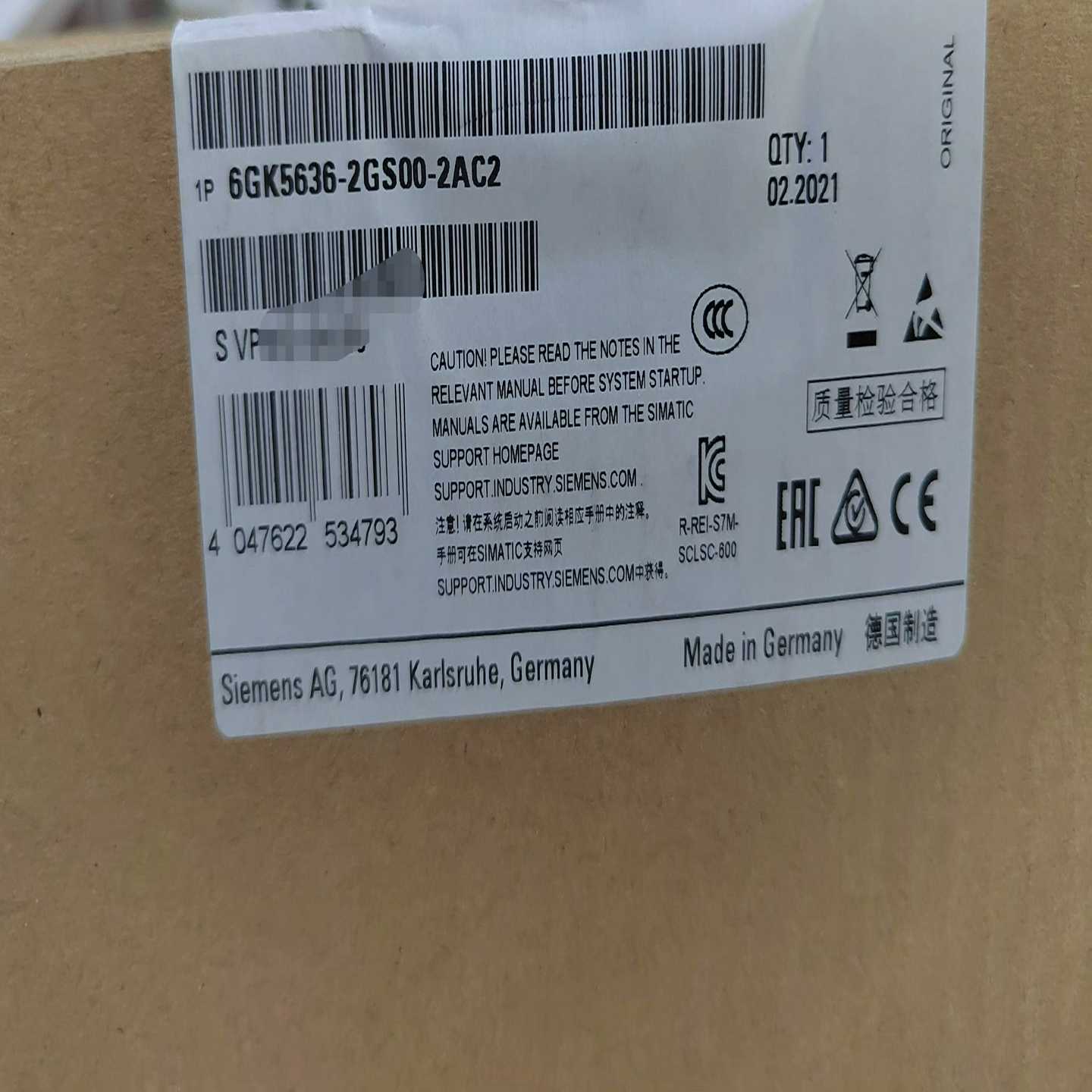 【议价】交换机6GK5636-2GS00-2AC2适用