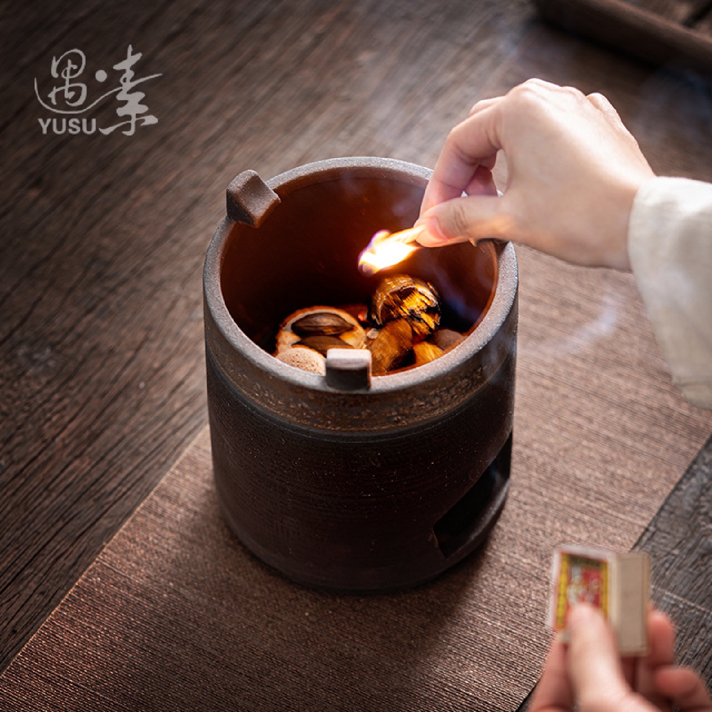 炭烧炉碳炉风炉小火炉耐高温明火煮茶壶侧把壶整套功夫煮茶泡茶器