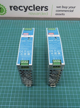 Pair of Mean Well 24v power supply NDR7524 output 24v 3.2A
