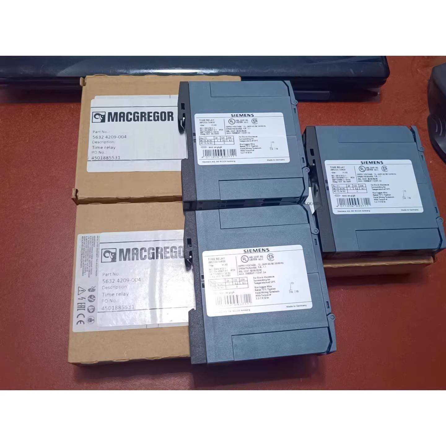 配件SIEMENS西门子3RP2535-1AW30 MACGREGOR 56324209-004 时议价