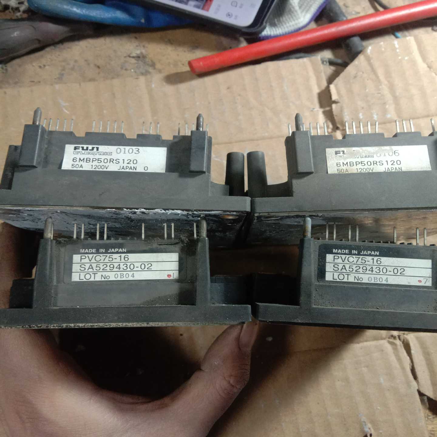 【议价】6MBP50RS120和PVC75A-16，富士模块，正常拆适用