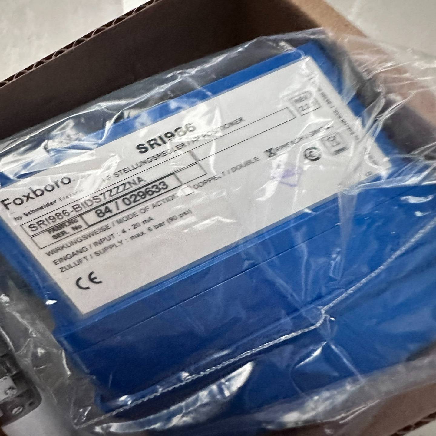 FOXBOROECKARDT阀门定位器SRI986-BID适用