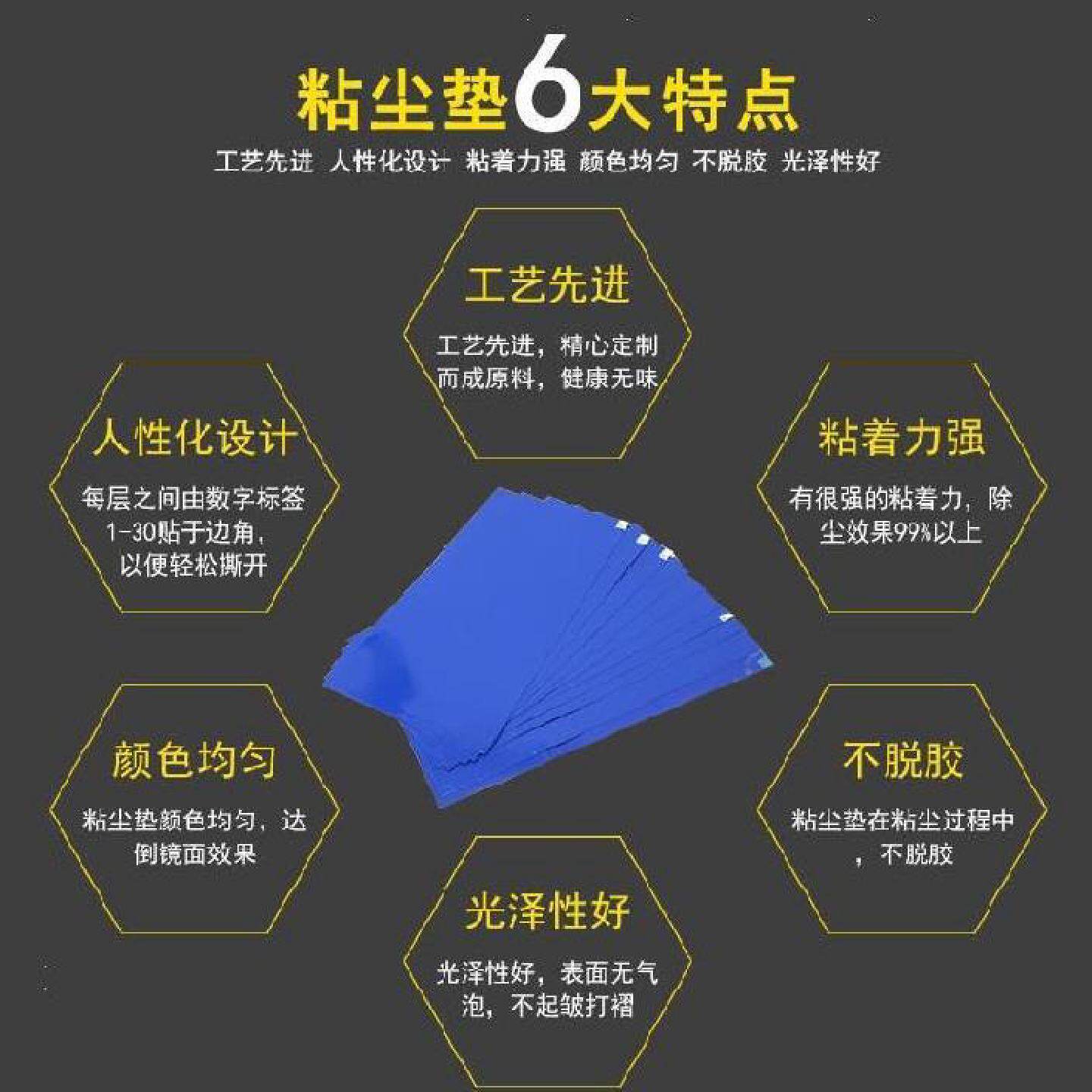家用地垫车间粘尘垫pe垫球馆超市粘垫沾灰地面胶皮地垫可撕式
