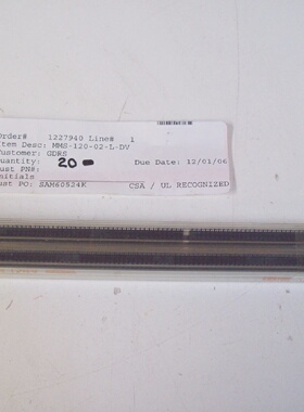 SAMTEC INC. MMS12002LDV CONN RCPT 2MM 40POS DL VERT SMD  10P