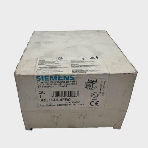 SIEMENS 3RU11464FB0 OVERLOAD RELAY 2840A