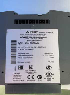 三菱安全模块WS0-XTDI80202，WS0-XTIO84-议价