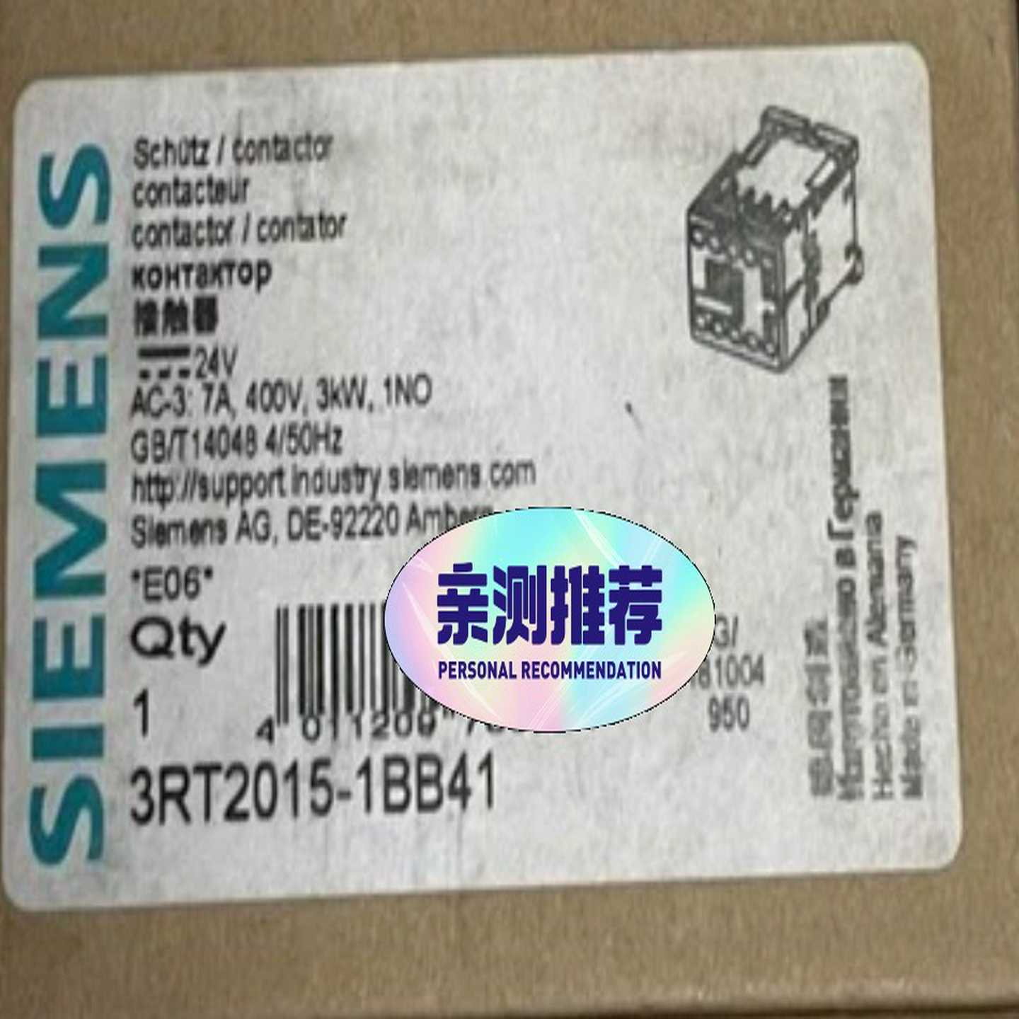 询价~接触器3RT2015-1BB41     库存货！包