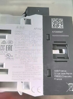 ABB接触器AF09Z301021246