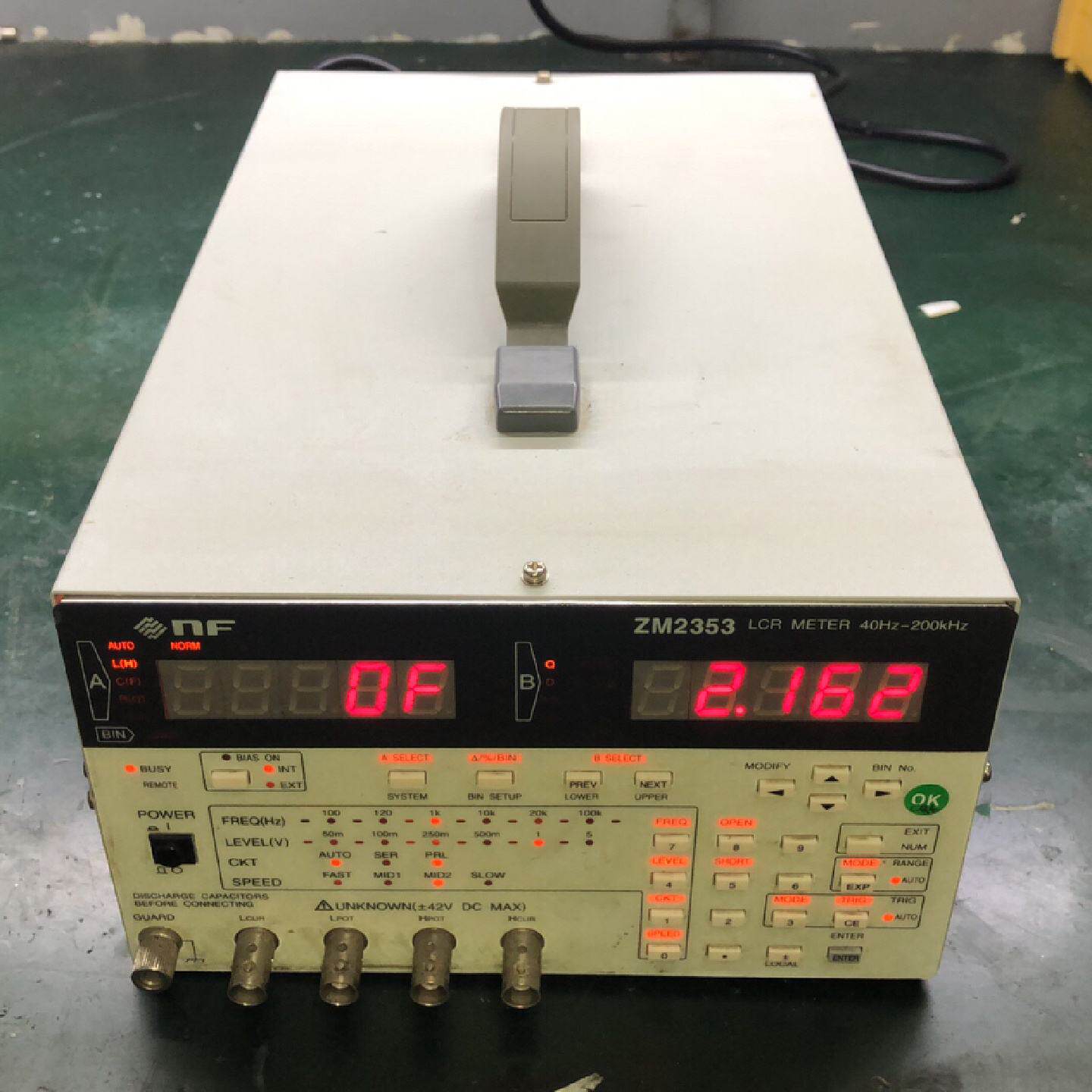 日本 NF ZM2353 电桥测试仪 LCR测试仪 二手 电--议价商品