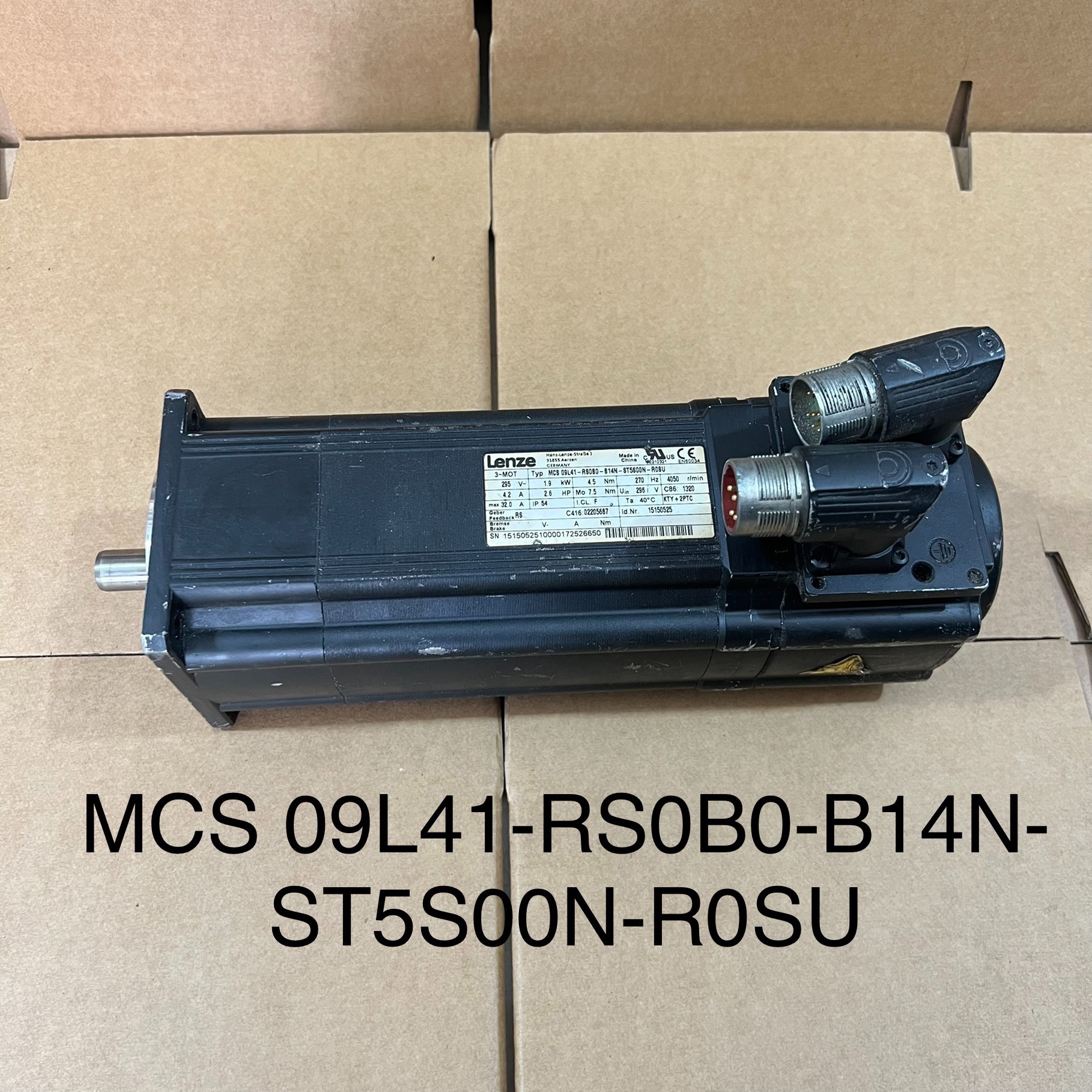 【请询价】MCS 09L41-RS0B0-B14N-ST5S00N-R