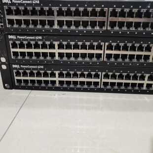 帶萬兆DELL戴爾6248三層交換機 議價 4口千兆 48口千兆