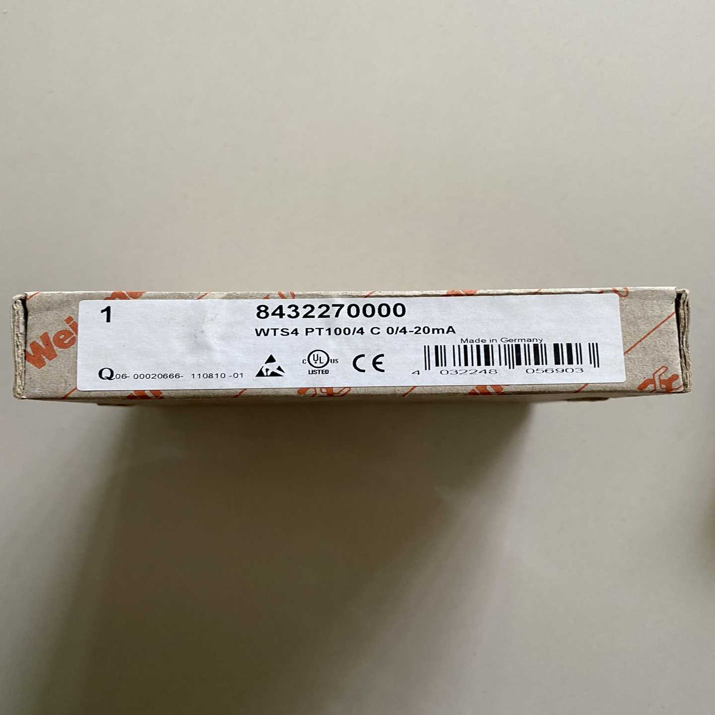 魏德米勒信号隔离器WTS4PT100/4C0/4-【博航商行】