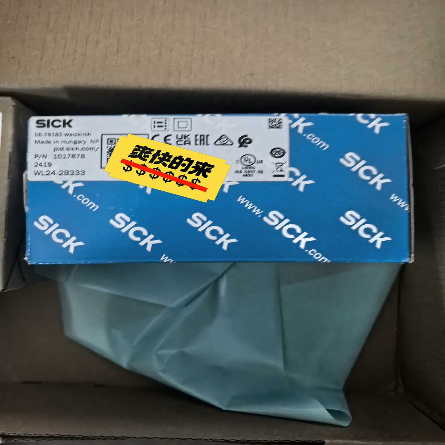 询价sick西克光电传感器WL24-2B333，全新正品，假一罚