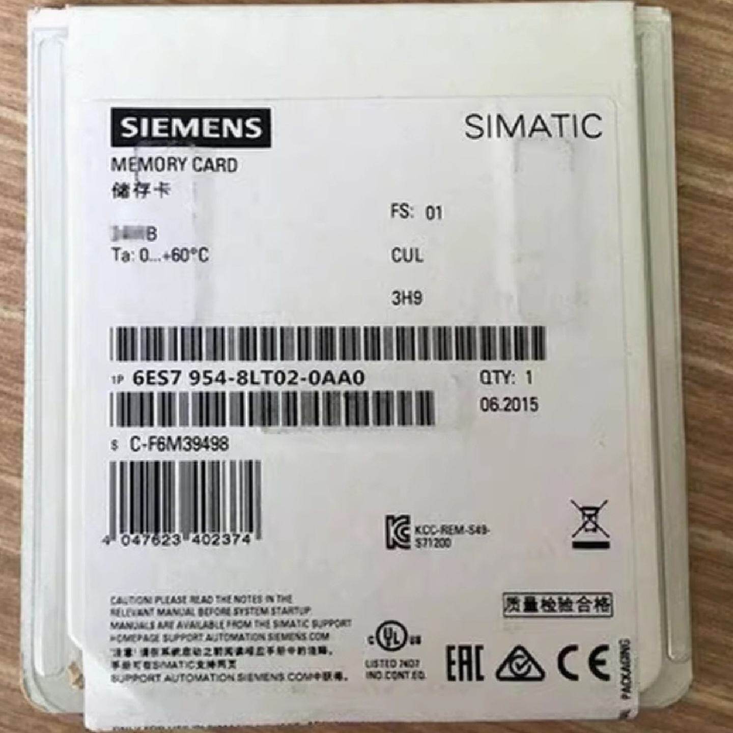 议价全新6ES7954-8LT02-0AA0S7-1200内存储卡6ES79548LT020AA0
