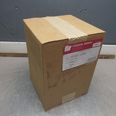 FACTORY SEALED FEDERAL SIGNAL AMBER STROBE LIGHT 131ST120A 1