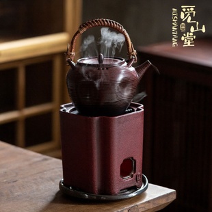 山楂红炭炉围炉煮茶小火炉碳炉手工茶炉家用室内茶室碳炉子炭火煮