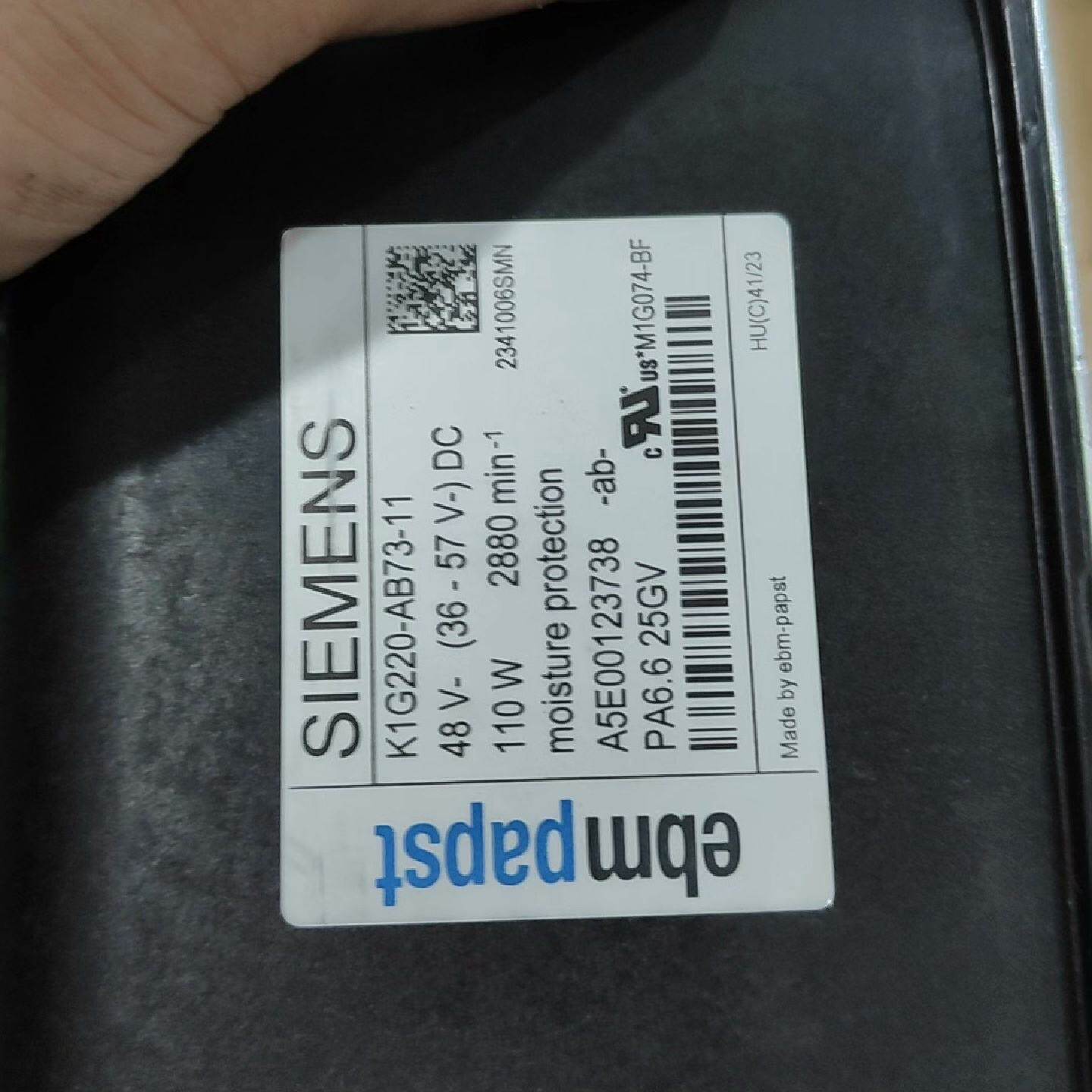 议价--西门子风扇K1G220-AB73-11,48V