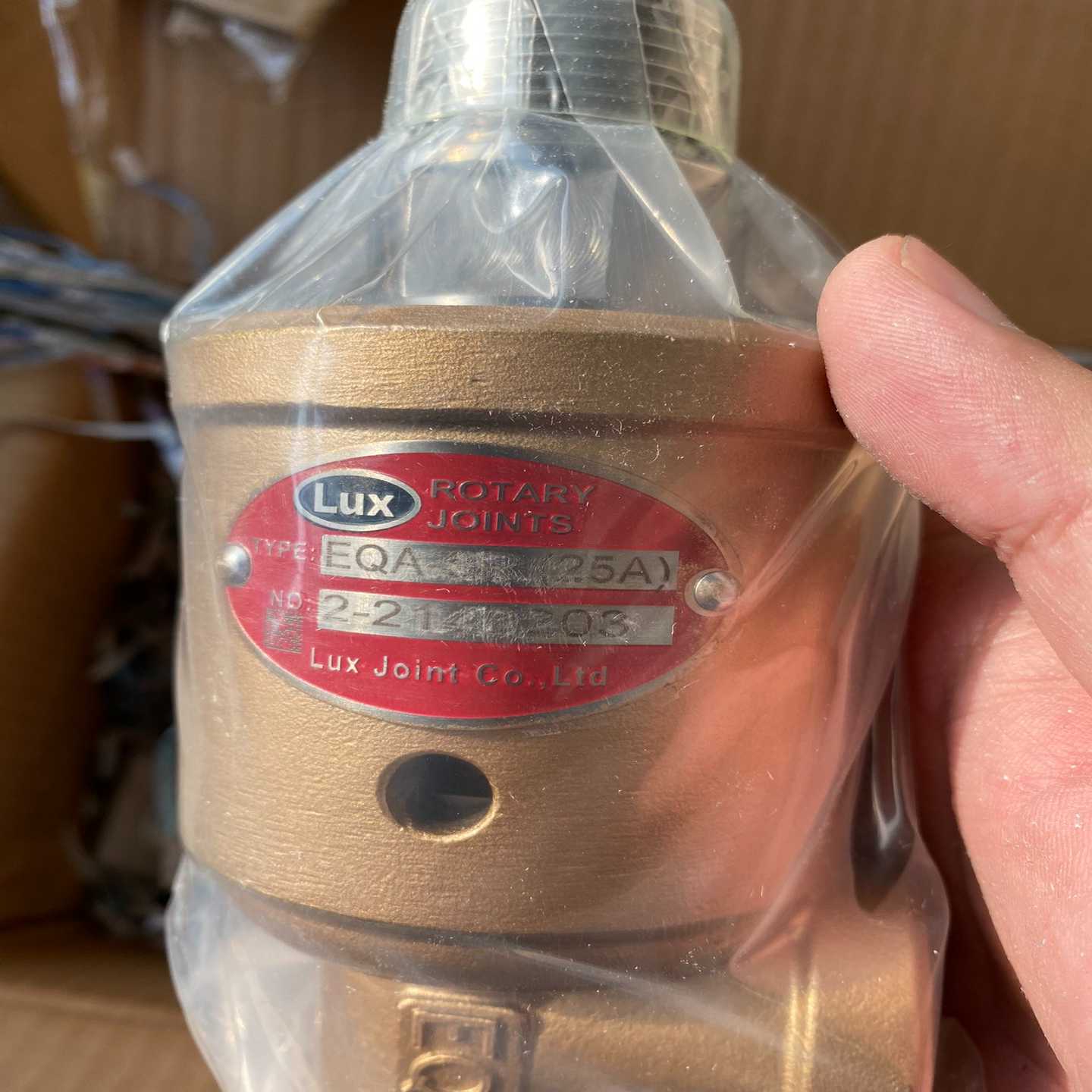 咨询-台湾LUX旋转接头EQA-3R，EQA-3L，未