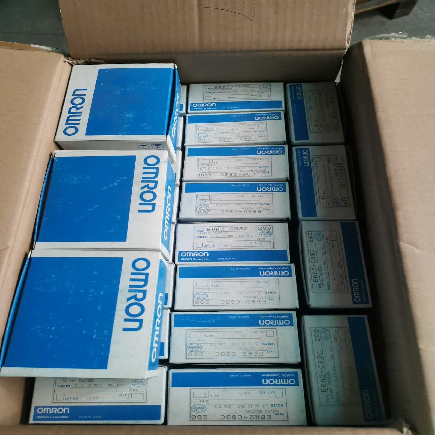 询价~库存编码器E6A2-CS3C脉冲200P/R，