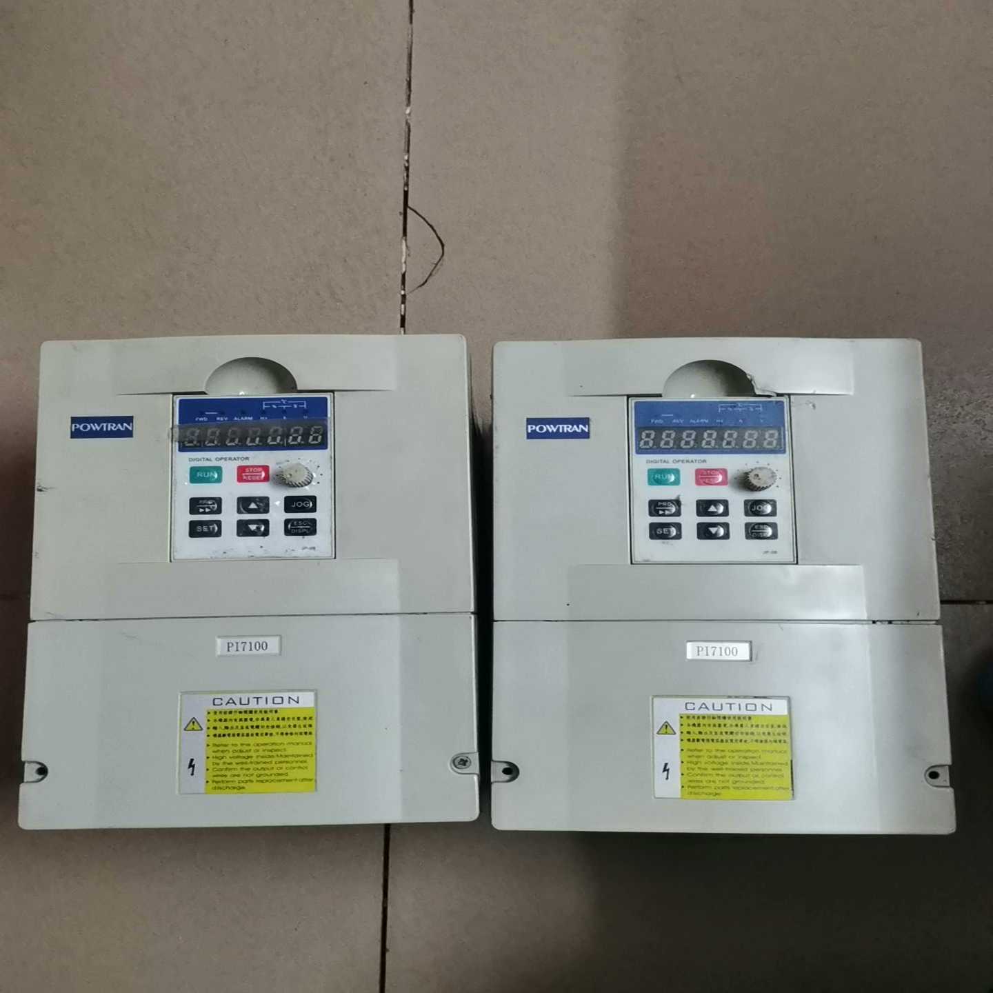 普传PI7100 004G12 220v 4kw拆机变频器，