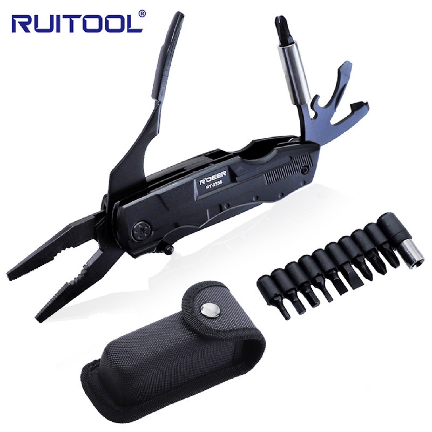 折叠工具刀露营户外防身不锈钢便携小刀多功能钳子螺丝刀组合