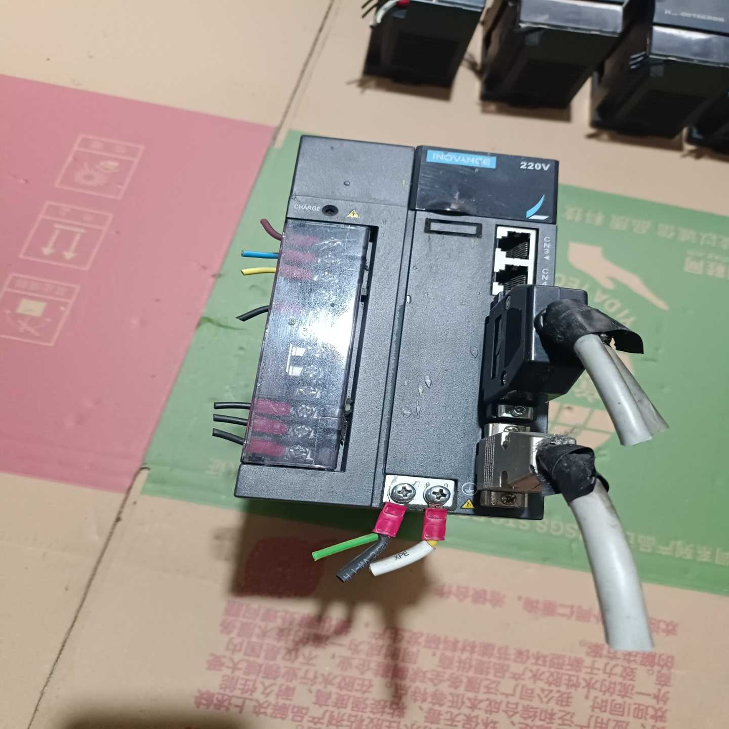 汇川驱动器1KW刚拆机成色如图完好无损功能包好--议价商品