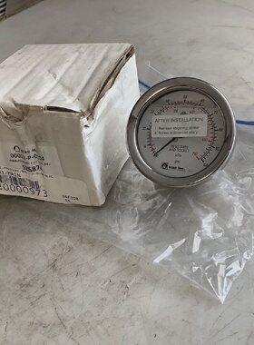 BLAC 00011P0104 S25874 PRESSURE GAUGE 212IN FACE 0100PSI 678