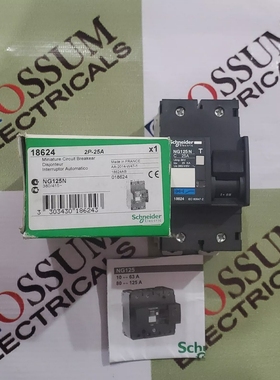 SCHNEIDER18624NG125N25AMP2POLE免费快速发货(开箱)