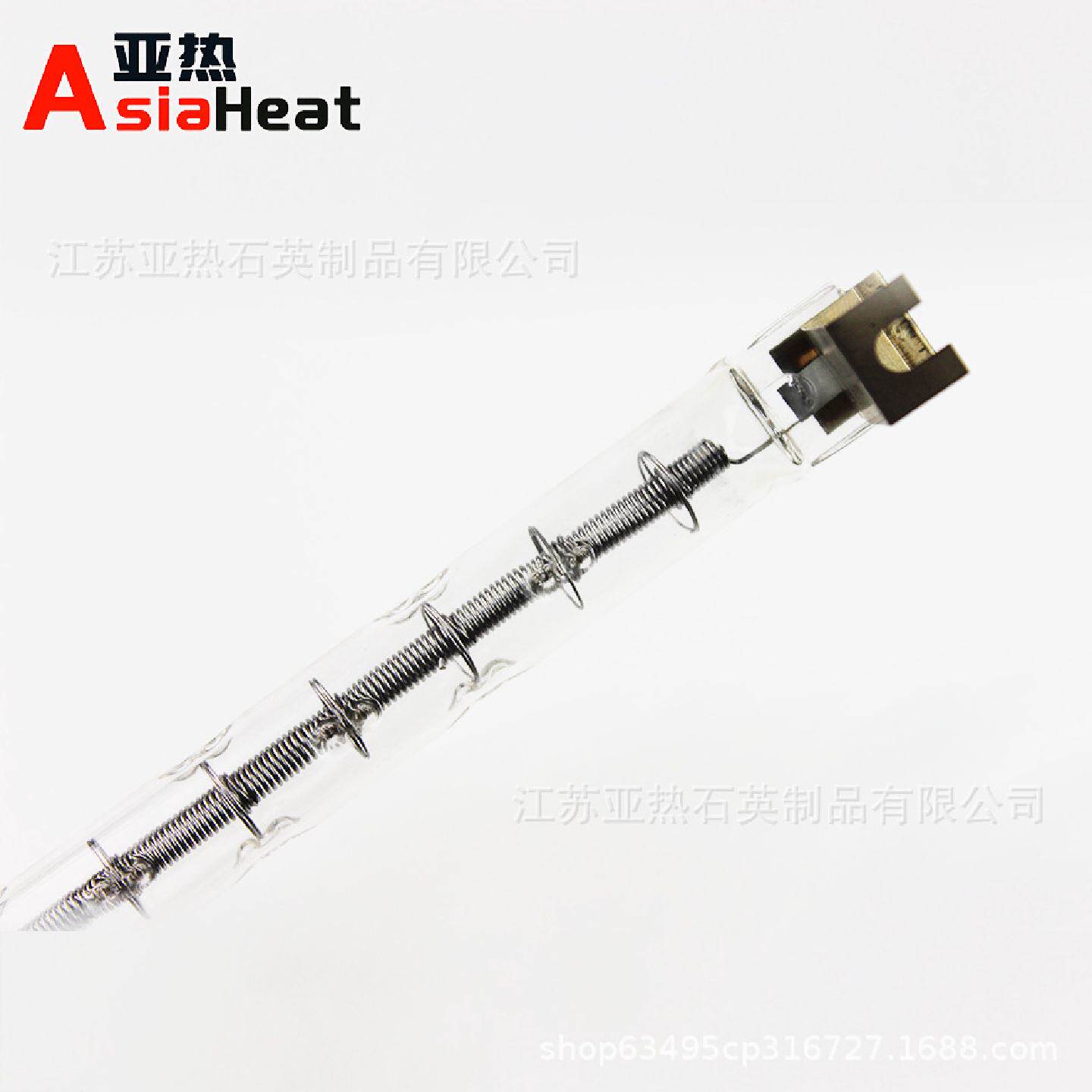 310mm480mm680mm2KW3.6KW5KW加热管卤素红外辐射石英灯灯管