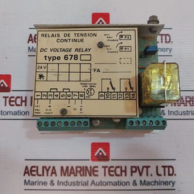 RELAY De Voltaje DC AEES 678 24V
