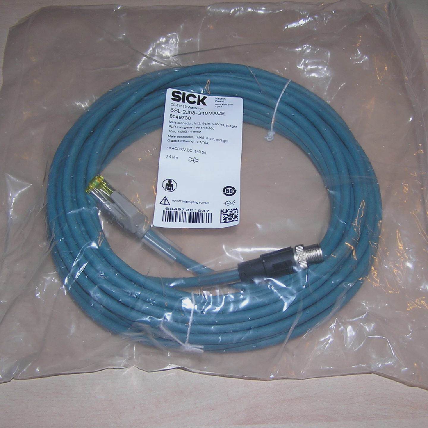NEW  SICK SSL2J08G10MACE 6049730  6 049 730 Xcoded M12 to RJ