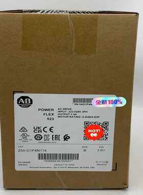 25A-D1P4N114罗克韦尔AB变频器有质询价
