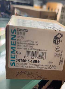 接触器3RT6015-1BB41功能正常询价