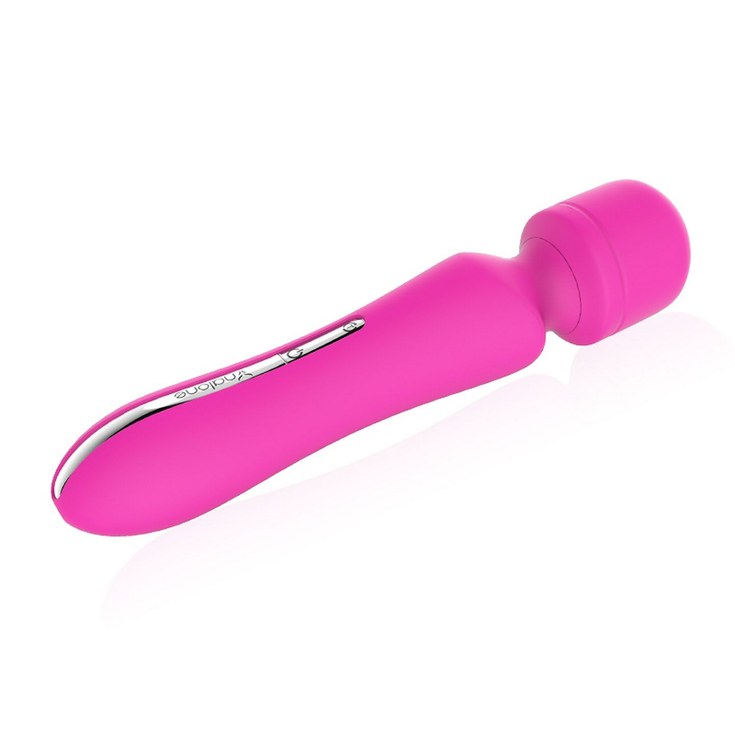 防水按摩器手持式振动腰部颈椎按摩棒硅胶肩颈震动电动多功能全身