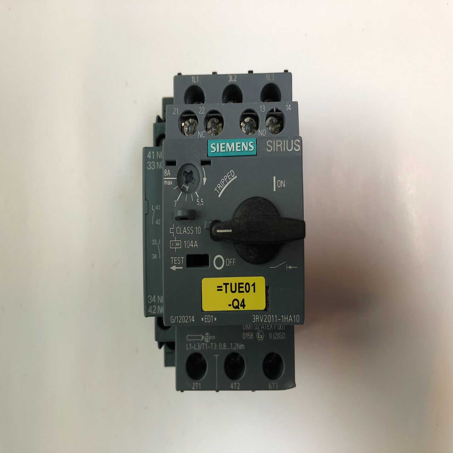 西门子3RV2011-1HA105.5A-8A电机保护断--议价商品