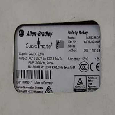 AB罗克韦尔MSR238DP440R-H23196安全继电器询价