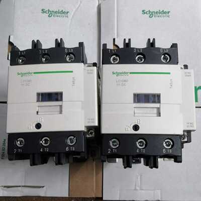 施耐德直流接触器LC1D80BD线圈电压24V电流80A L