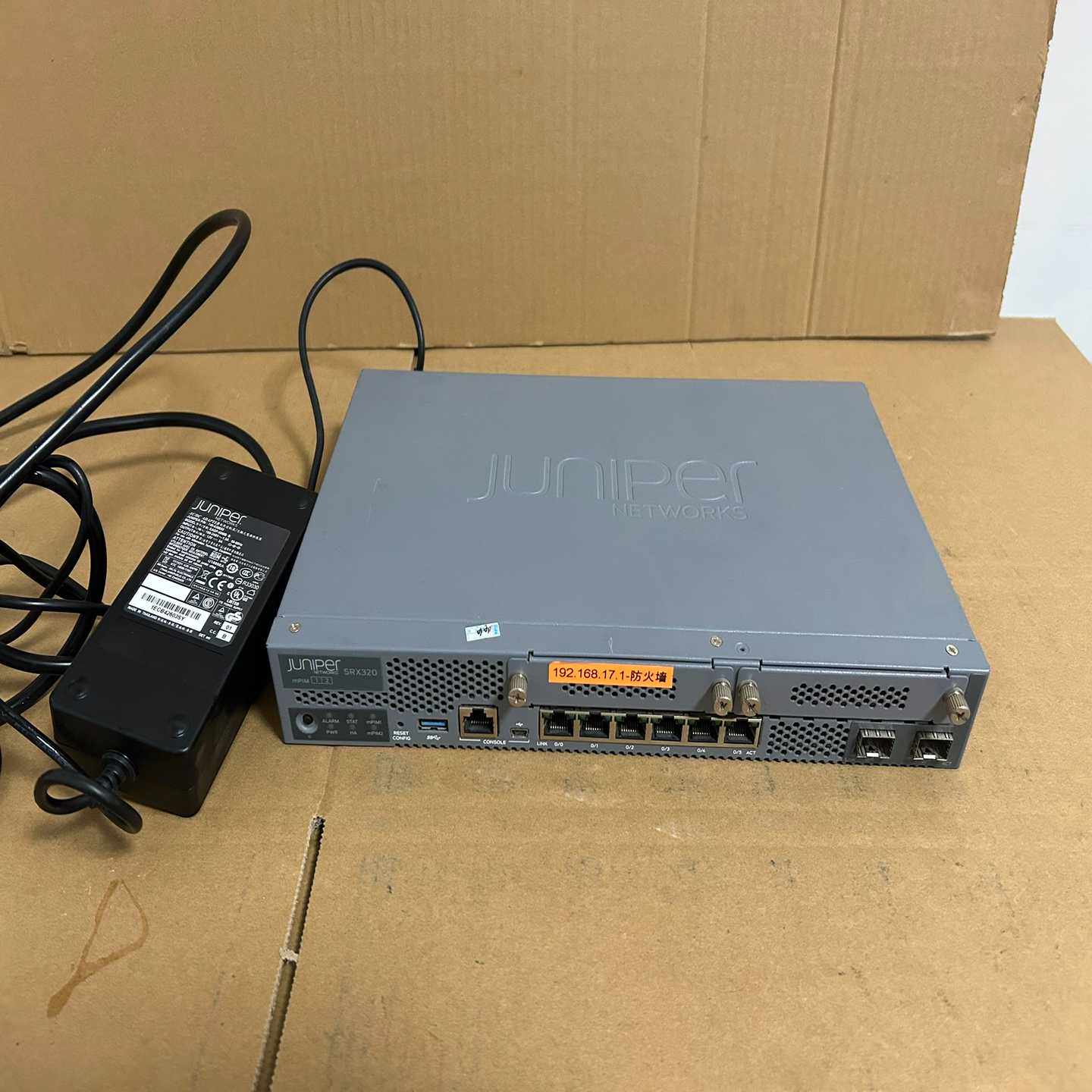 询价~瞻博JUNIPER SRX320 千兆 防火墙 企业千兆防火