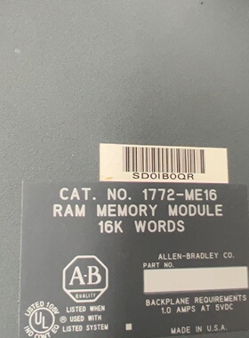 【议价】全新16KRAM记忆模块型号1772ME16来自Al